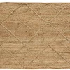 Discount Deko & Co Tapis jute naturel losange Deco&Co L.230 x l.160 cm