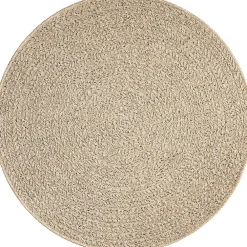 Best The Carpet Tapis Kansas extérieur intérieur cercle - Nature - 80 cm Ronde