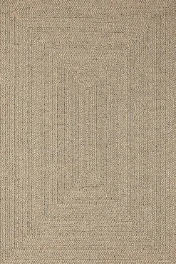The Carpet Tapis Kansas extérieur intérieur uni - Nature - 240 x 340 cm* Tapis Intérieur