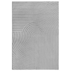 The Carpet Tapis Knight 3D moderne brillants, Gris, 160 x 230 cm* Tapis Pour Chambre