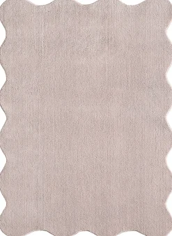 Discount The Carpet Tapis lavable antidérapant - rose - 120 x 160 cm - RELAX