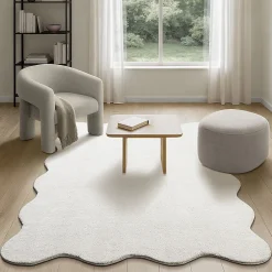 Best The Carpet Tapis lavable antidérapant - crème - 140 x 200 cm - RELAX