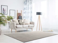 Atticgo Tapis lavable antidérapant pierre rectangulaire uni 160x230 cm LOFT* Tapis Uni