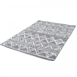 Unamourdetapis Tapis longs poils shaggy tissé motif berbère LANDA, gris, blanc* Tapis Persan Et Berbère|Tapis Pour Chambre