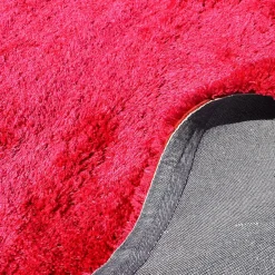 Unamourdetapis Tapis longs poils shaggy fait main motif uni LUXE, fuchsia* Tapis Intérieur|Tapis Uni