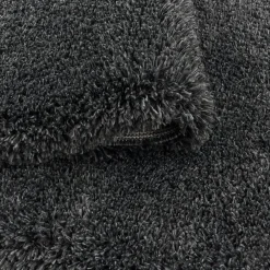 Discount Unamourdetapis Tapis longs poils shaggy tissé motif uni UNI B, Gris