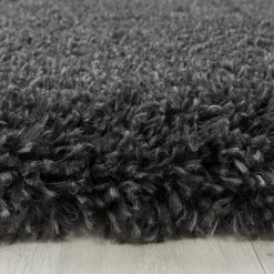 Discount Unamourdetapis Tapis longs poils shaggy tissé motif uni UNI B, Gris