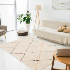 Balta Tapis losanges colorés multicouleurs L.230 x l.160cm* Tapis Intérieur|Tapis Pour Chambre