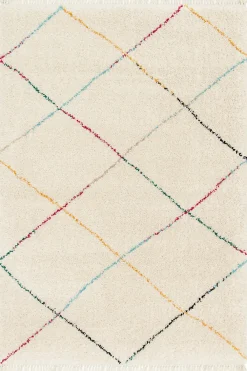 Balta Tapis losanges colorés multicouleurs L.230 x l.160cm* Tapis Intérieur|Tapis Pour Chambre