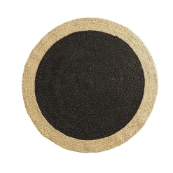 Douceur D'Intérieur Tapis Mario - tapis rond fils métallisés bicolore - - Tapis* Tapis Jute Et Naturel