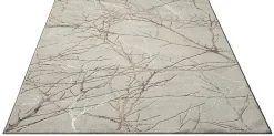 The Carpet Tapis Mila brillant, nature, Crème, 160 x 230 cm* Tapis Pour Salon