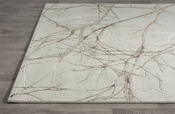 The Carpet Tapis Mila brillant, nature, Crème, 160 x 230 cm* Tapis Pour Salon