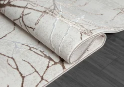 The Carpet Tapis Mila brillant, nature, Crème, 160 x 230 cm* Tapis Pour Salon