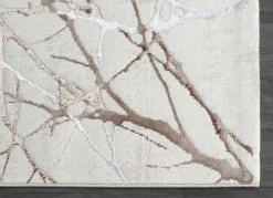 The Carpet Tapis Mila brillant, nature, Crème, 160 x 230 cm* Tapis Pour Salon