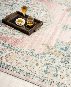 Best The Carpet Tapis Palma extérieur Oriental, Rose, 240 x 340 cm