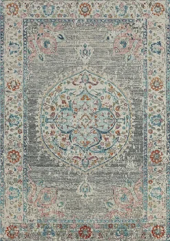 The Carpet Tapis Palma extérieur Oriental, Gris, 240 x 340 cm* Tapis Extérieur|Tapis Intérieur