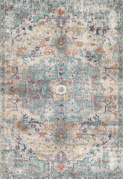 The Carpet Tapis Palma extérieur Vintage, Multi, 120 x 170 cm* Tapis Extérieur|Tapis Intérieur