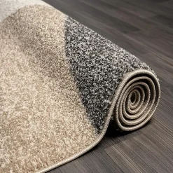 The Carpet Tapis Pearl moderne salon moderne contour, Beige, 120 x 160 cm* Tapis Pour Salon