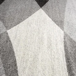 The Carpet Tapis Pearl moderne salon moderne contour, Gris, 120 x 160 cm