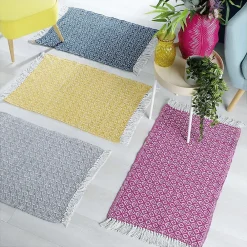 Douceur D'Intérieur Tapis Pithaya - tapis rectangle à franges - - Tapis 50 x 80* Tapis Jute Et Naturel