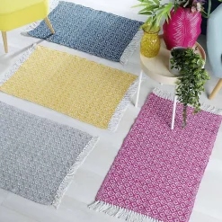 Douceur D'Intérieur Tapis Pithaya - tapis rectangle à franges - - Tapis 50 x 80* Tapis Jute Et Naturel