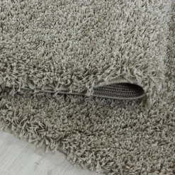 Clearance Unamourdetapis Tapis poils longs shaggy tissé motif uni UNI I, Beige