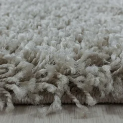 Clearance Unamourdetapis Tapis poils longs shaggy tissé motif uni UNI I, Beige