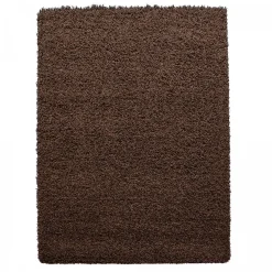 Discount Unamourdetapis Tapis poils longs shaggy tissé motif uni UNI L, Marron