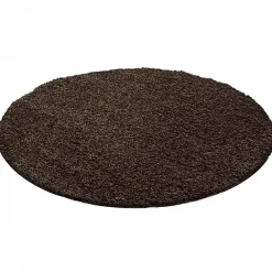 Discount Unamourdetapis Tapis poils longs shaggy tissé motif uni UNI L, Marron