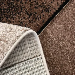 Discount Unamourdetapis Tapis pour une chambre ou une entrée tissé motif géométrique LYN8 GEOME, Beige, marron, gris