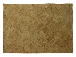 Hot Vente-unique Tapis rectangle 100% jute tressé - 200 x 290 cm - Naturel - DAYA