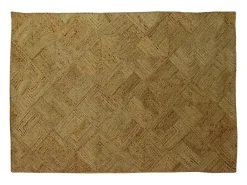 Hot Vente-unique Tapis rectangle 100% jute tressé - 200 x 290 cm - Naturel - DAYA