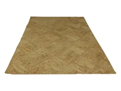 Hot Vente-unique Tapis rectangle 100% jute tressé - 200 x 290 cm - Naturel - DAYA