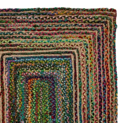 Deko & Co Tapis rectangulaire 120x180 recyclé MULTICO 'Deko&co'* Tapis Jute Et Naturel