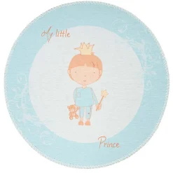 Paris Prix Tapis Rond Enfant Imprimé "Bambini V" 160cm Menthe*Enfant Tapis Pour Chambre D'Enfant