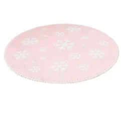 Paris Prix Tapis Rond Enfant Imprimé "Bambini VIII" 160cm Rose*Enfant Tapis Pour Chambre D'Enfant