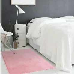 The Deco Factory Tapis salon aspect velours extra-doux rose 60x90* Tapis Intérieur