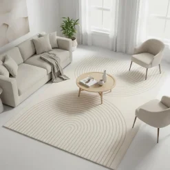 Unamourdetapis Tapis salon DEMILU Tapis doux en relief, crème* Tapis Intérieur