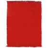 The Deco Factory Tapis salon en coton rouge 150x200* Tapis Pour Chambre