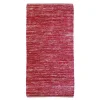 The Deco Factory Tapis salon en cuir tressé burgundy 60x120* Tapis Pour Chambre