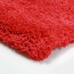 The Deco Factory Tapis salon extra-doux toucher laineux rouge 60x90* Tapis Pour Chambre
