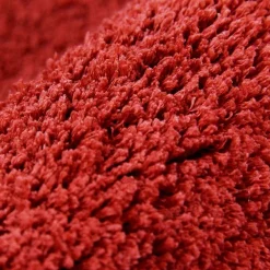 The Deco Factory Tapis salon extra-doux toucher laineux rouge 60x90* Tapis Pour Chambre