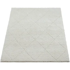 The Carpet Tapis salon poils longs nordique - Crème - 200 x 290 cm - Bahar Shaggy* Tapis Pour Salon