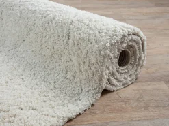 The Carpet Tapis salon poils longs nordique - Crème - 200 x 290 cm - Bahar Shaggy* Tapis Pour Salon