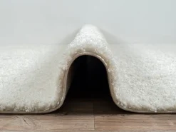 The Carpet Tapis salon poils longs nordique - Crème - 200 x 290 cm - Bahar Shaggy* Tapis Pour Salon