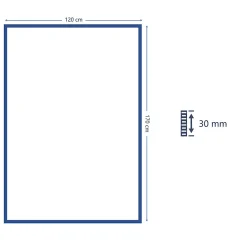Clearance GoodHome Tapis Shaggy Coltrane motif Berbère L. 170 x l. 120 x ep. 3 cm crème
