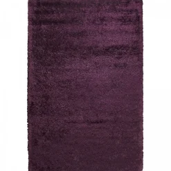 Discount Unamourdetapis Tapis shaggy fait main motif uni MALAIDORY, violet