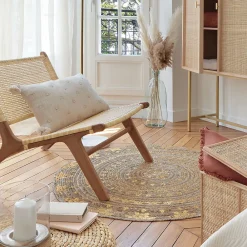 Sale Atmosphera Créateur D'Intérieur Tapis Shine en jute D115 cm - Atmosphera