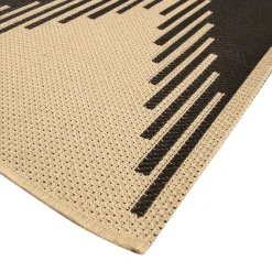 Outlet JBY Creation Tapis tissé plat Izel ethnique naturel L.200 x l.150 cm
