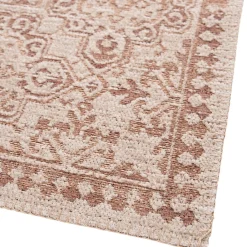 Sale GoodHome Tapis tissage à plat Bajra L. 120cm x l. 170cm crème et marron